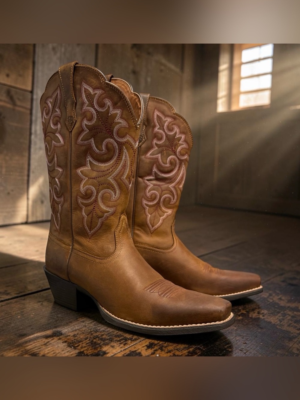 ARIAT Women's Round Up Western boots - Square Toe - Broad Square Toe Size 11 - Picture 1 of 6